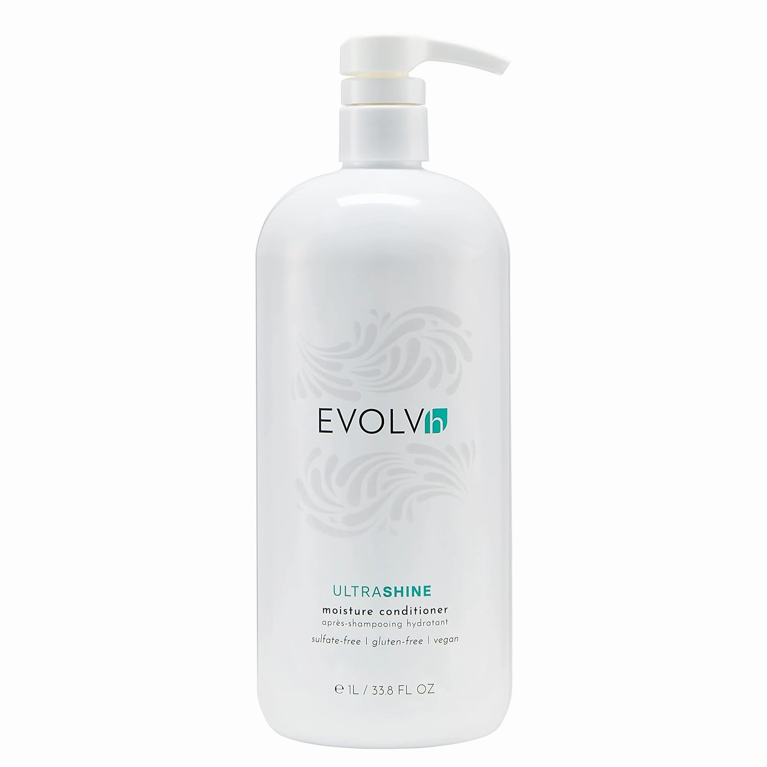 EVOLVh - Natural UltraShine Moisture Conditioner | Vegan, Non-Toxic, Clean Hair Care (33.8 fl oz | 1 L)