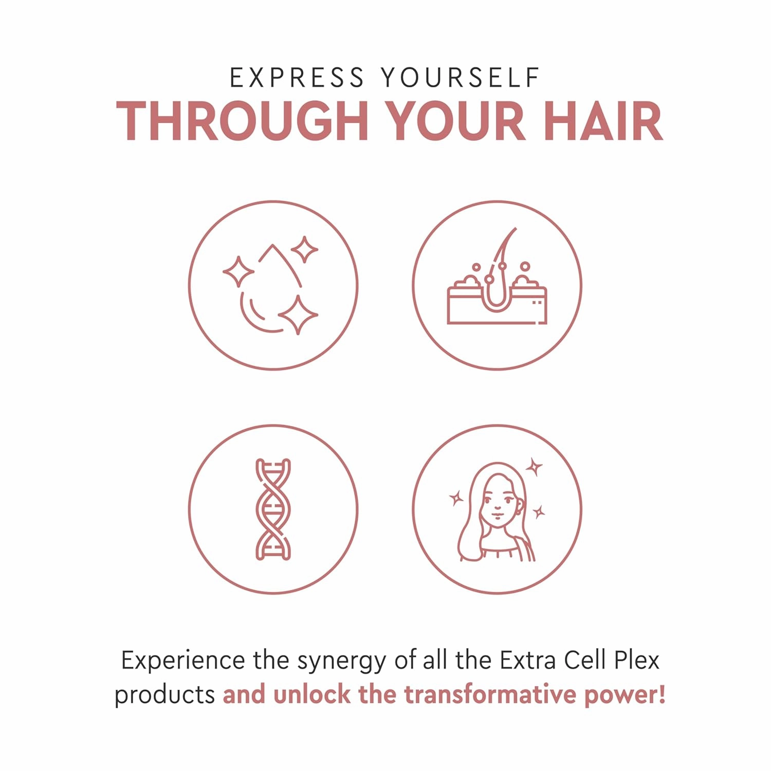 Extra Cell Plex Shampoo Step 1 - Deep Repair for Severely Damaged Hair - Ideal for Color-Treated, Bleached, and Chemically-Treated Hair - 10.1 fl oz for Home and Salon Use