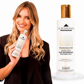 Extra Cell Plex Shampoo Step 1 - Deep Repair for Severely Damaged Hair - Ideal for Color-Treated, Bleached, and Chemically-Treated Hair - 10.1 fl oz for Home and Salon Use