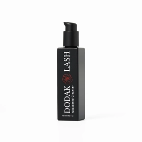 Eyelash Extension Shampoo, Eyelash Extension Cleanser, Glass Bottle, Makeup Remover, Sulfate, Paraben and Phthalate Free for Home and Salon Use (120ml, Unscented)