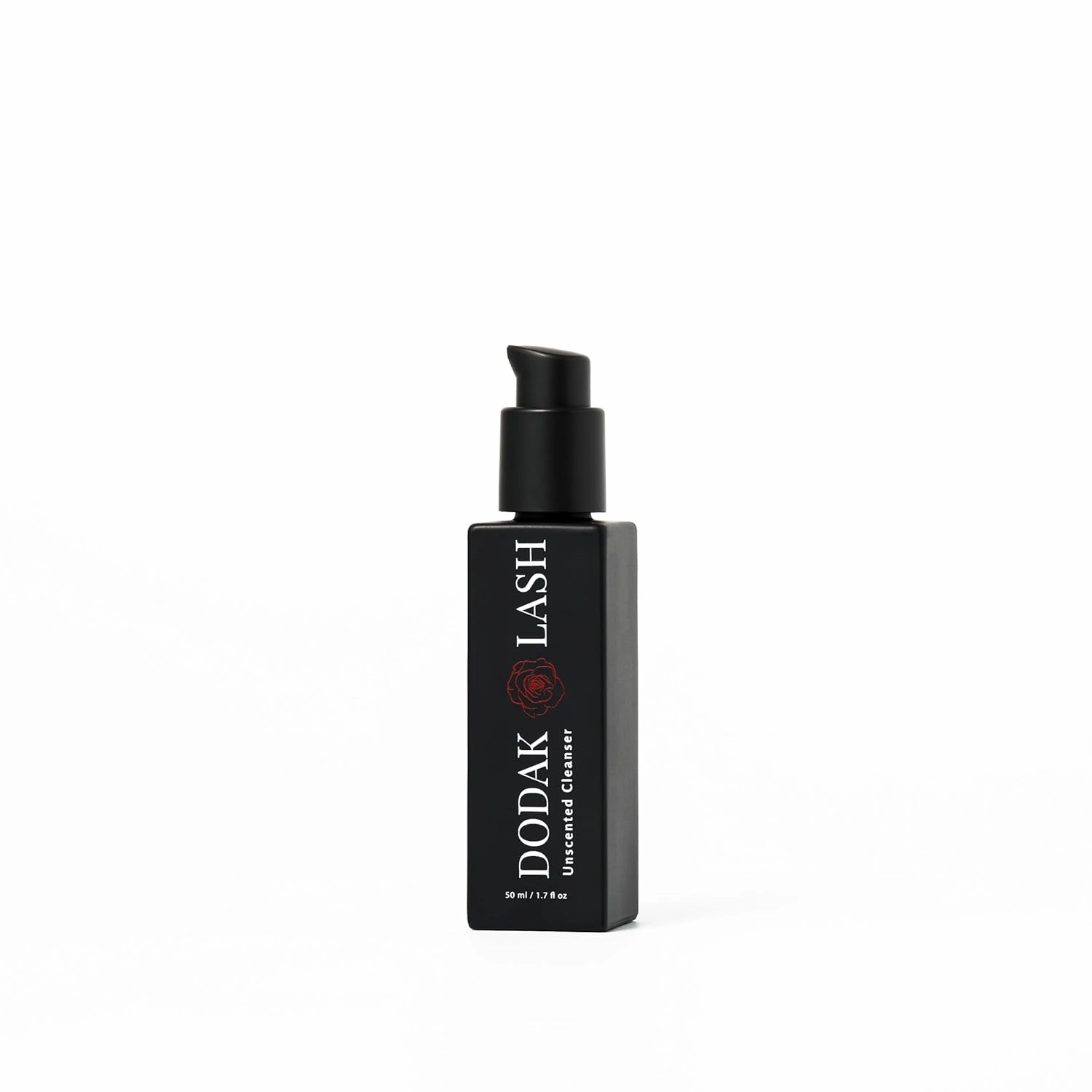 Eyelash Extension Shampoo, Eyelash Extension Cleanser, Glass Bottle, Makeup Remover, Sulfate, Paraben and Phthalate Free for Home and Salon Use (50ml, Unscented)