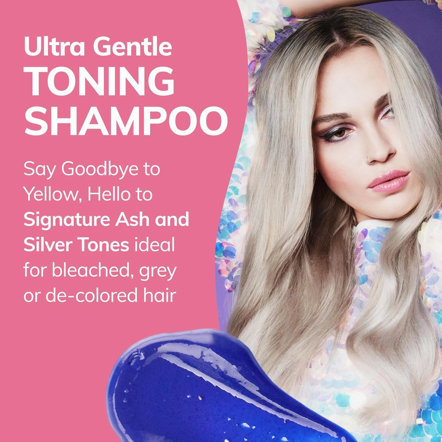 Fanola No Yellow Purple Shampoo - Purple Color Depositing Shampoo for Blondes, Bleached & Grey Hair - Formulated with Violet Pigment to Remove Brassy Tones from Hair (11.83 Fl oz)
