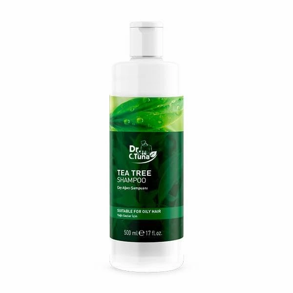 FARMASi Dr. C.Tuna Hair Shampoo Tea Tree, Deep Cleansing, Refreshing, Oily Scalp, Balances Scalp, Soothes, Protects, Daily Use 500ml /16.9 fl. Oz