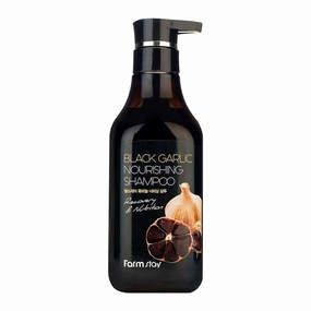 FarmStay Black Garlic Nourishing Shampoo - Shampoo for Hair Growth - Helps Keep Hair Follicles Strong - Made with Fermented Raw Ingredients - 22.15 oz