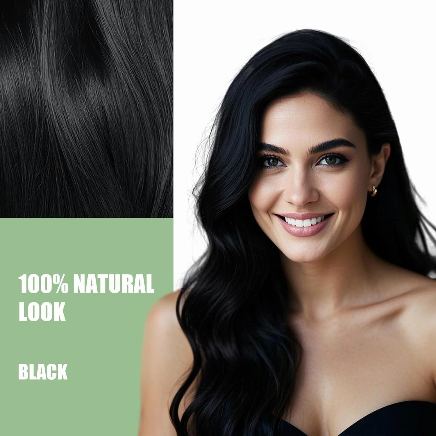 FARNDU Black Hair Dye Shampoo for Gray Hair Coverage - 3 In 1 Hair Color Shampoo for Women & Men with Herbal Ingredients | Champu Con Tinte Para Canas