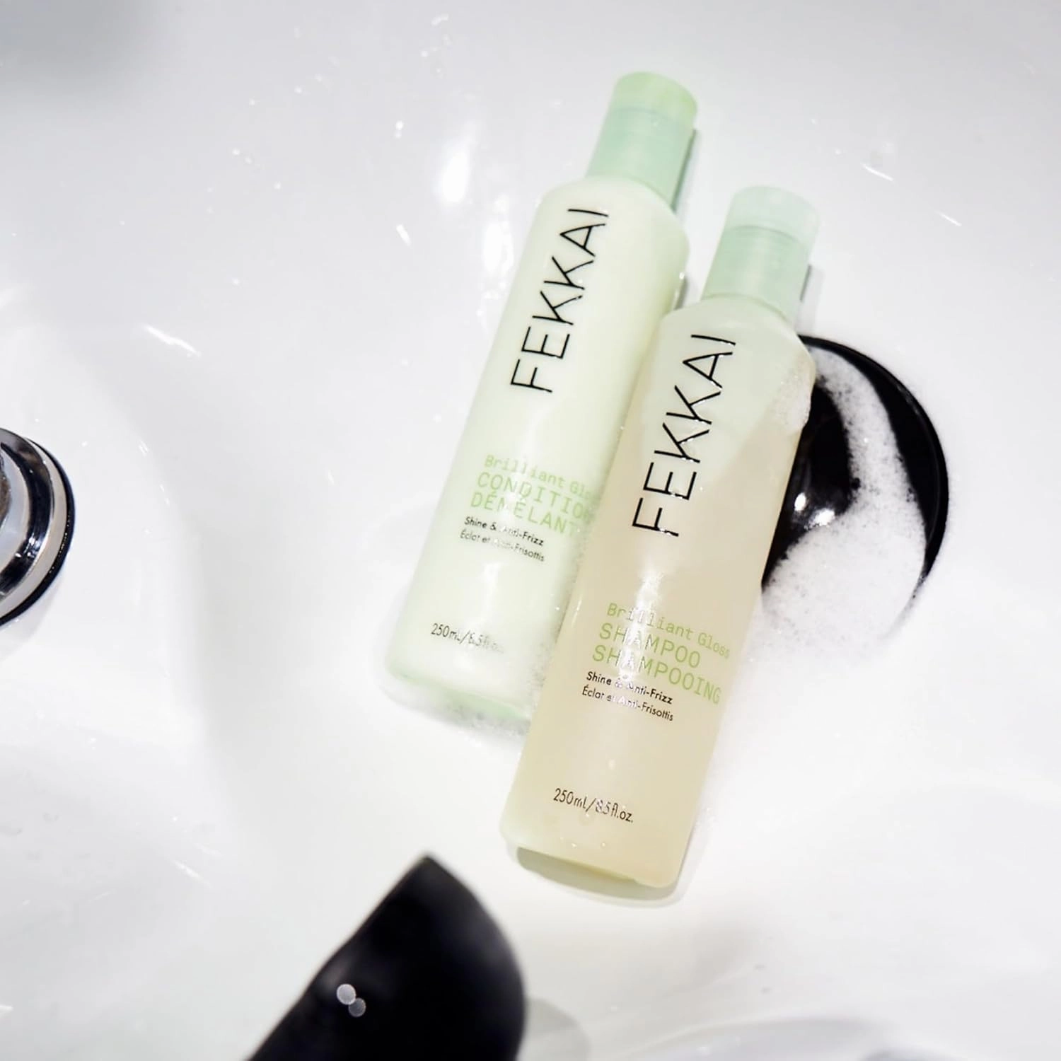 Fekkai Brilliant Gloss Shampoo - 8.5 oz - Transforms Hair with 4X Shine - Free of Sulfates, Parabens, Phthalates - Vegan, Cruelty-Free