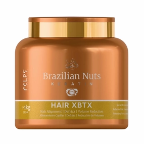 Felps Brazilian Nuts Keratin Hair Treatment Mask, Professional XBTX Smoothing, Frizz Control, 35.2 oz