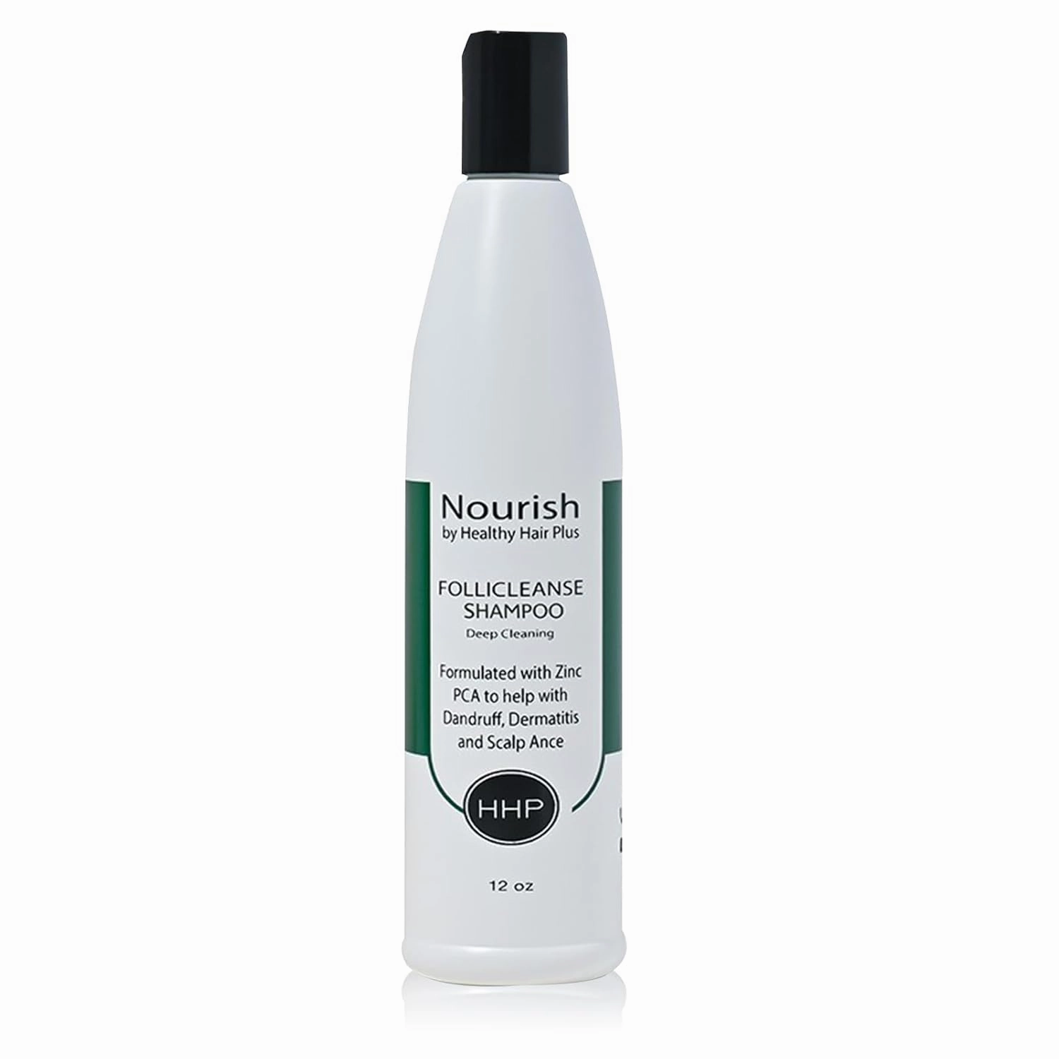 Follicleanse Shampoo 12 oz Zinc PCA Formula that Reduces Oily, Itchy Hair & Scalp