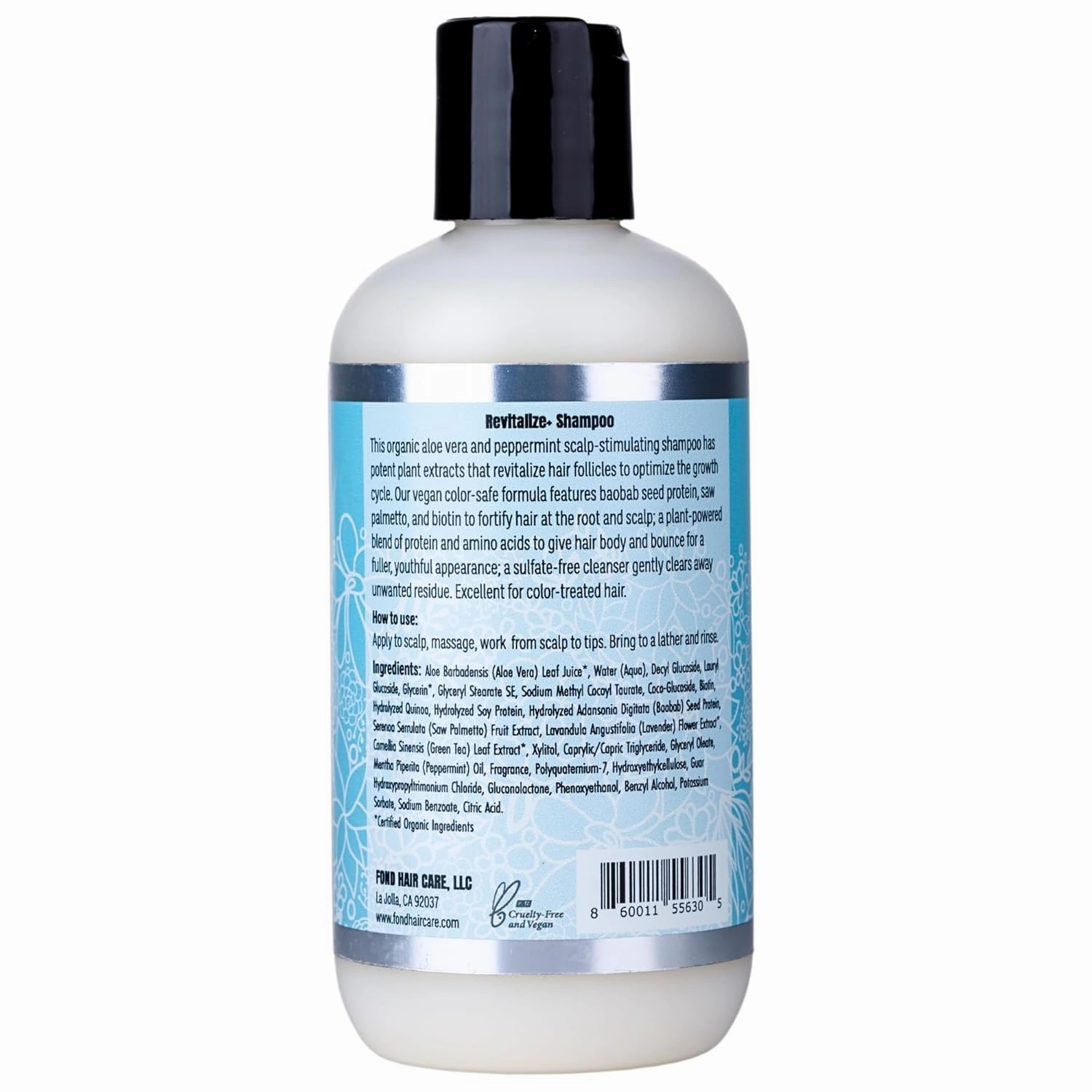 FOND Revitalize  Shampoo | Enhances Volume | Promotes Growth | Nourishes Scalp (8, Ounces)