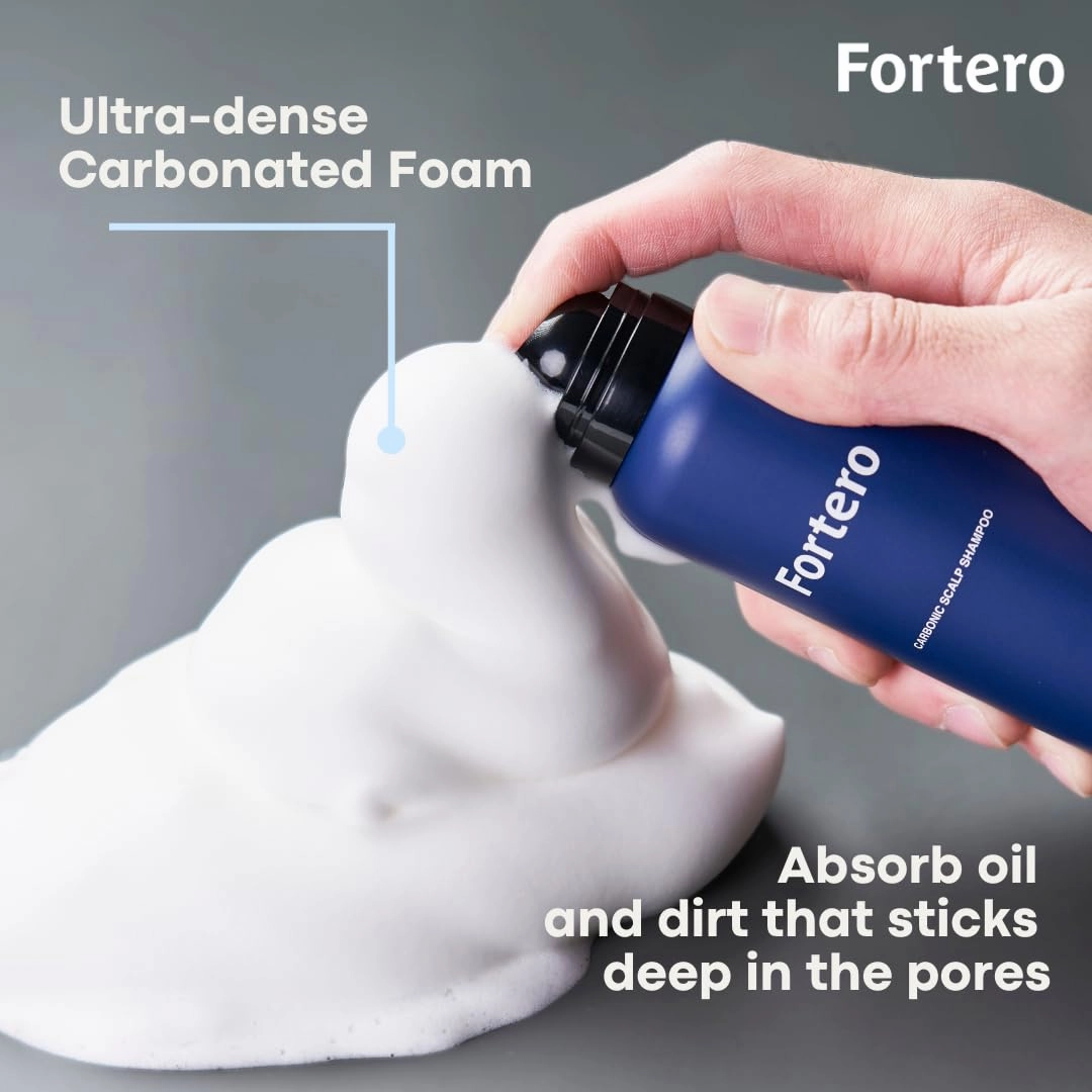 Fortero Hair Regrowth Treatment for Men Shampoo&Conditioner&5% Minoxidil - Anti-Hair Loss Formula for Pattern Baldness, Alopecia - Hair Thinning Treatment (Hair Restoration System Bundle)