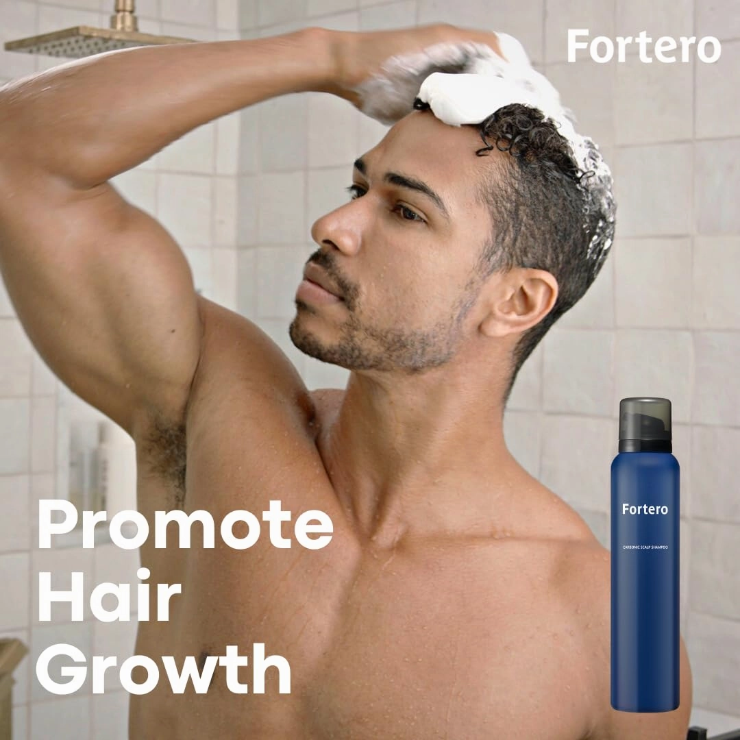 Fortero Hair Regrowth Treatment for Men Shampoo&Conditioner&5% Minoxidil - Anti-Hair Loss Formula for Pattern Baldness, Alopecia - Hair Thinning Treatment (Hair Restoration System Bundle)