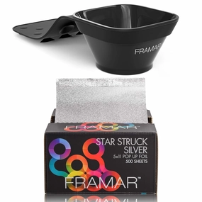 Framar Star Struck Silver Pop Up Hair Foil - Toning Tub Hair Dye Bowl