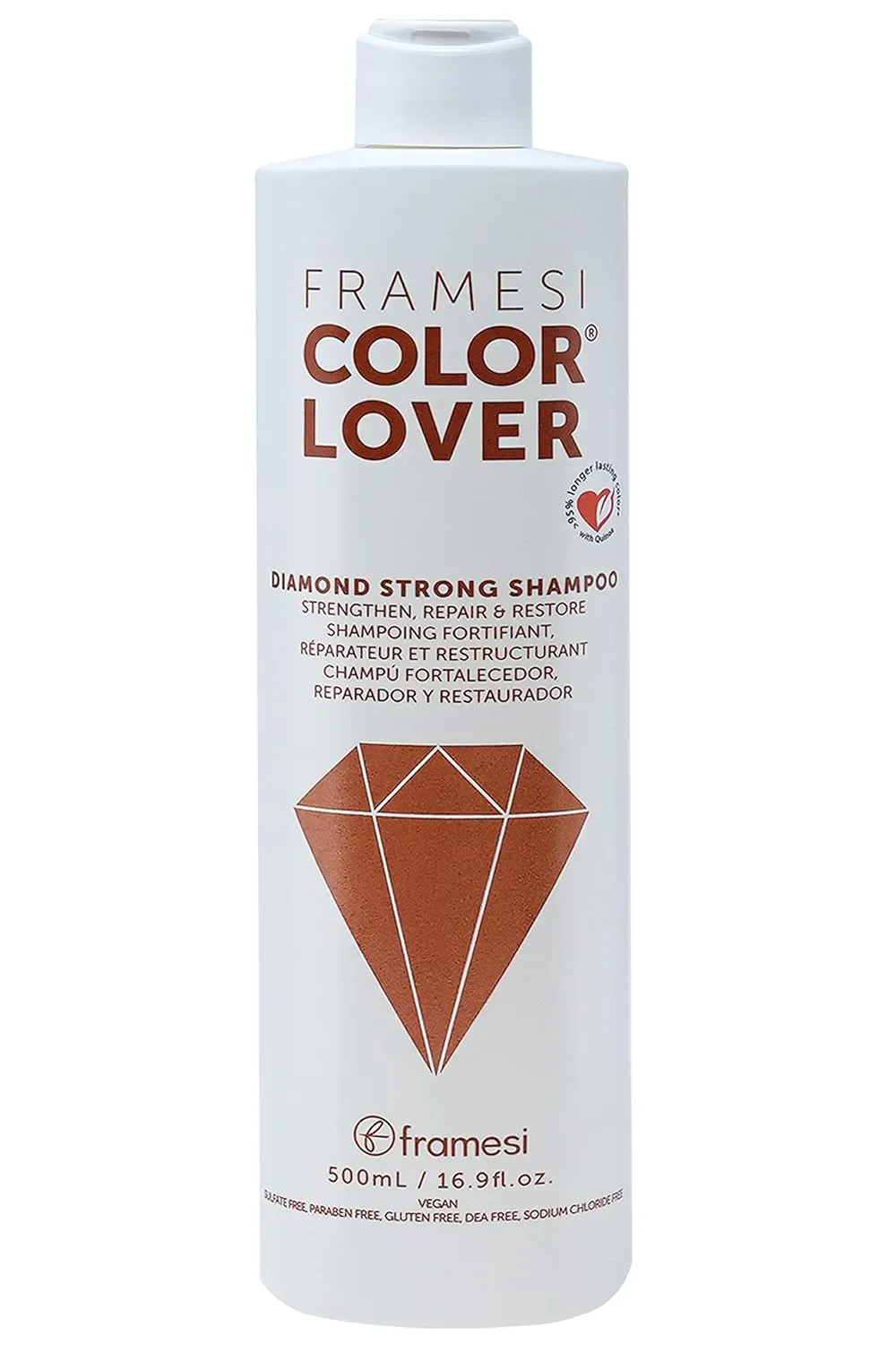 FRAMESI Color Lover Diamond Strong Shampoo, 16.9 fl oz