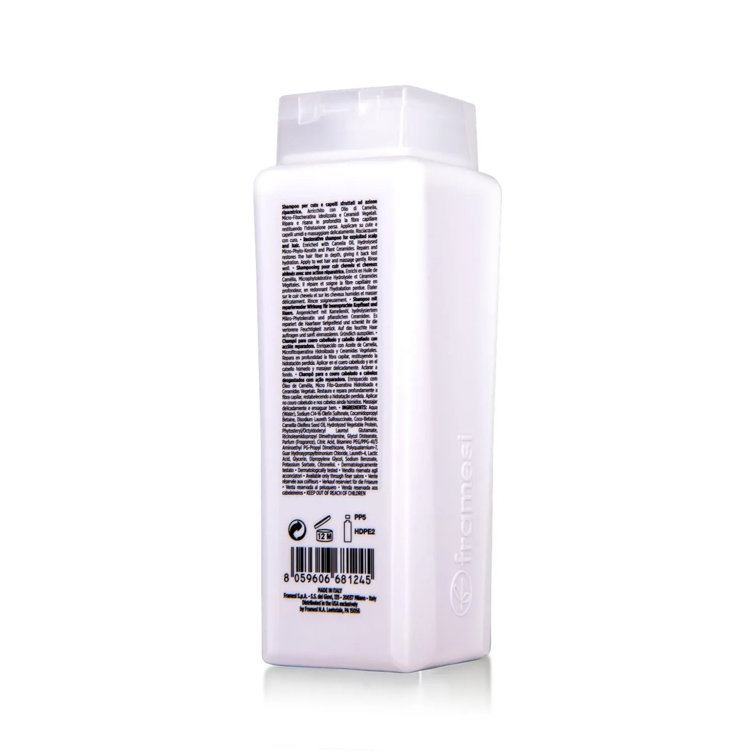 FRAMESI Morphosis Repair Shampoo, Moisturizes and Strengthens Hair, Natural Ingredients, Color Safe