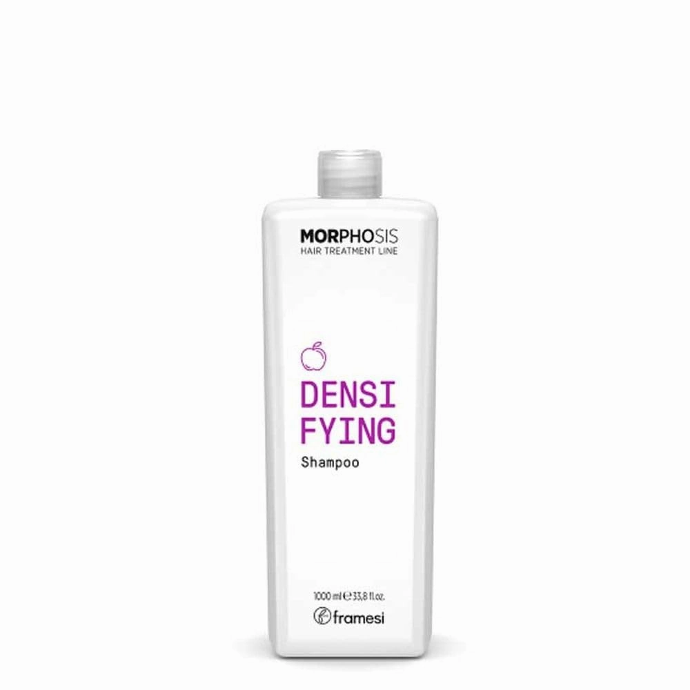 Framesi Morphosis Densifying Shampoo 33.8 fl oz, Strengthens Hair, For Sensitive Scalps, Natural Ingredients, Color Safe