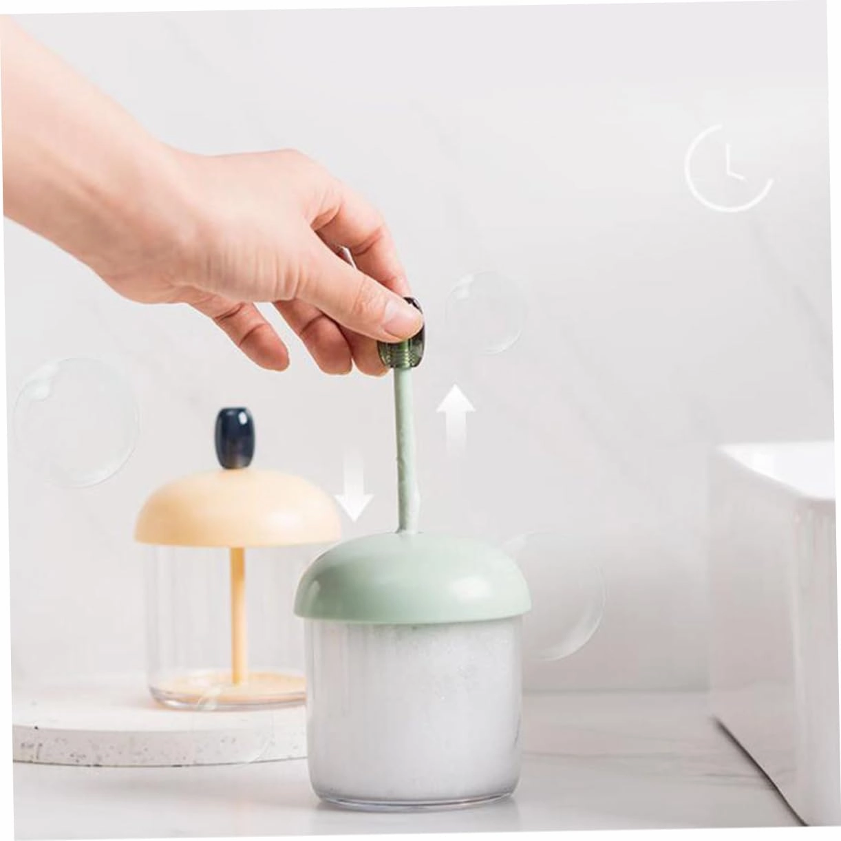 FRCOLOR 3 Pcs Facial Cleansing Foamer Bubble Face Wash Er Simple Structure and Easy Cleaning
