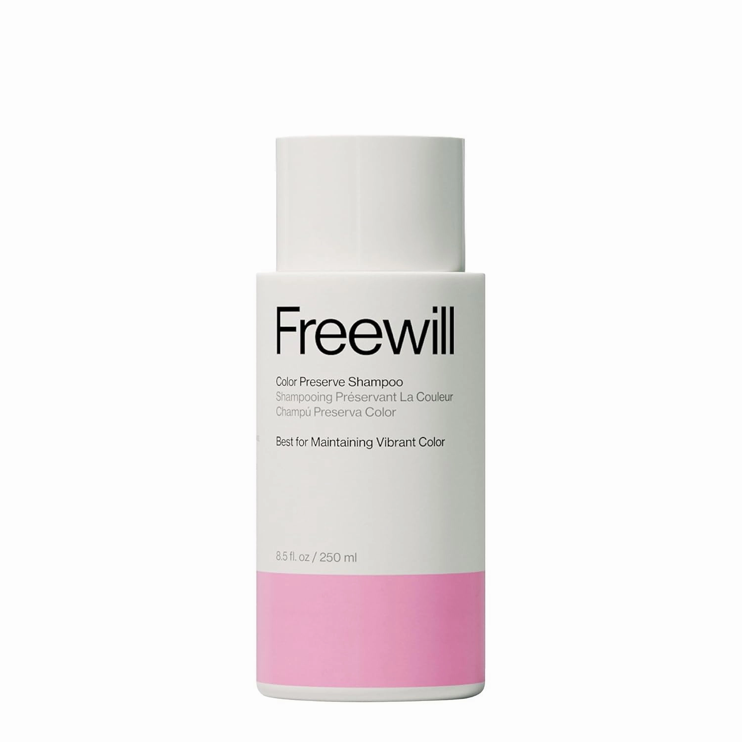 Freewill Color Preserve Shampoo, Gentle, Moisturizing and Nourishing Shampoo for Color-Treated Hair, Fights Color Fade to Help Maintain Vibrancy, 8.5 oz