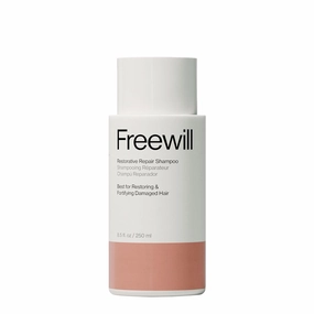 Freewill Restorative Repair Shampoo for Dry, Damaged Hair, Hydrating Shampoo with Natural Protectants to Replenish and Restore Hair Health, 8.5 oz