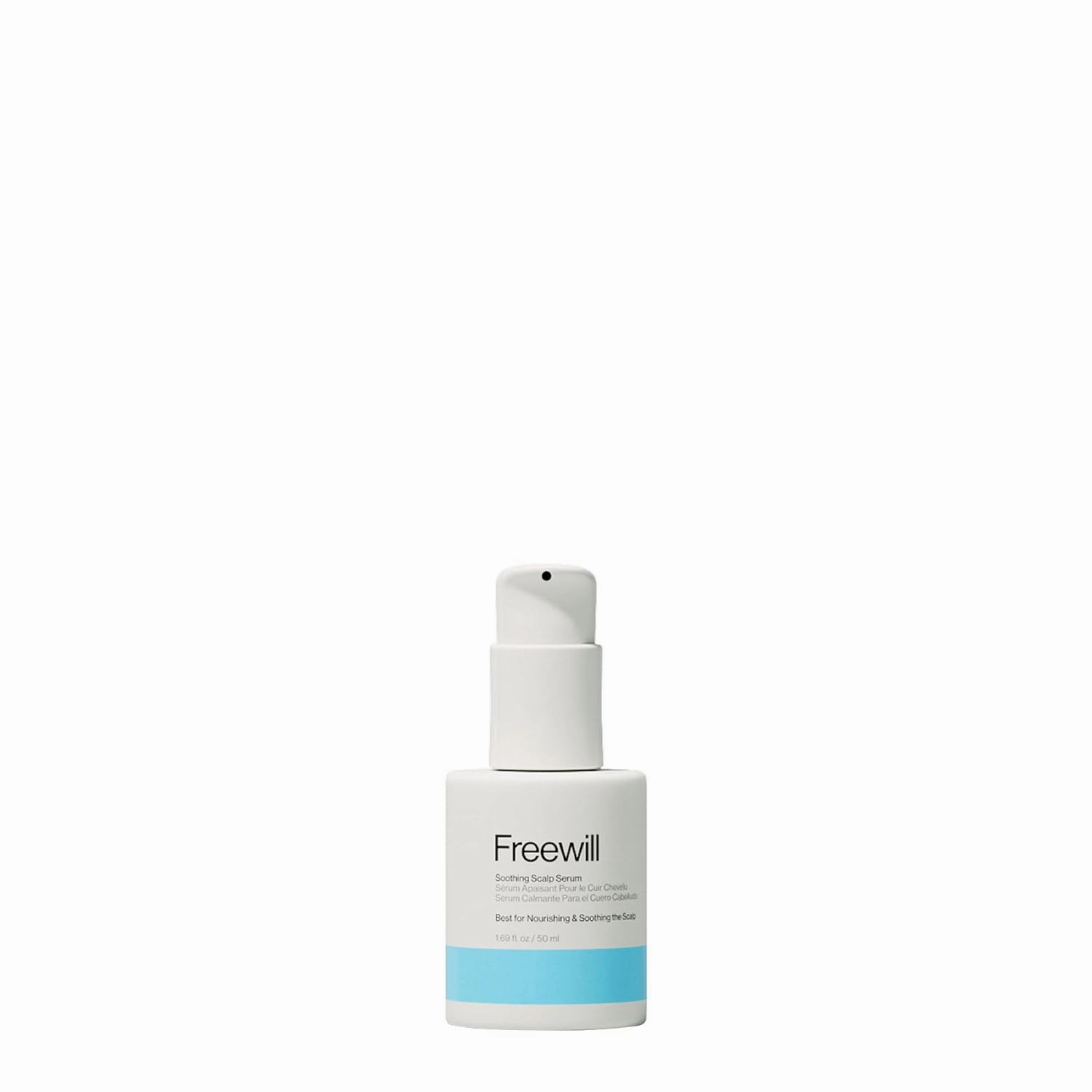 Freewill Soothing Scalp Serum, Hydrating Serum for Dry Scalp, Deeply Cleanses and Exfoliates to Remove Buildup and Flakes, Nourishing Hair and Scalp Care, 1.7 oz