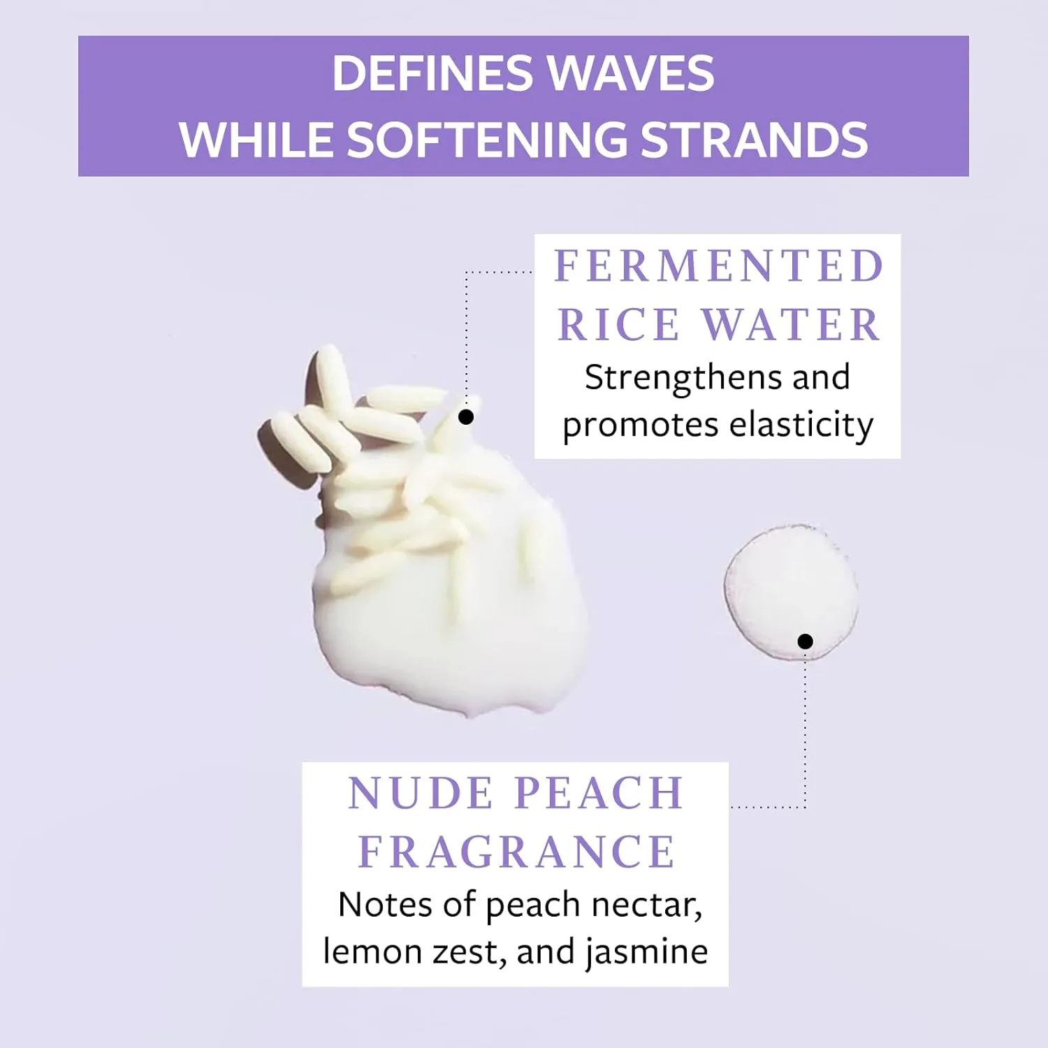 Function of Beauty Wavy Hair Shampoo, 22 oz - Formulated with Fermented Rice Water to Strengthen and Promote Elasticity, Sulfate Free, Customizable Haircare