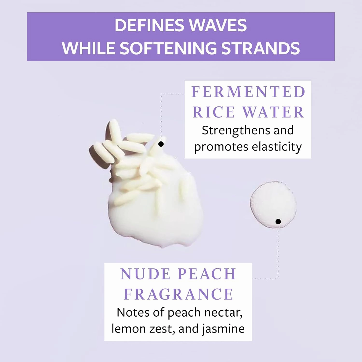 Function of Beauty Wavy Hair Shampoo, 11 oz Each (2-Pack) - Formulated with Fermented Rice Water to Strengthen and Promote Elasticity, Sulfate Free, Customizable Haircare