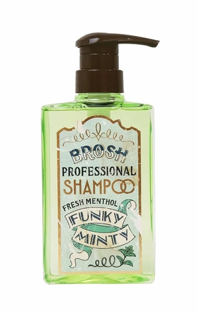 Funky Minty Shampoo Botanical Menthol Deep Cleanse with Plant-Based Ingredients, 13.5 Oz