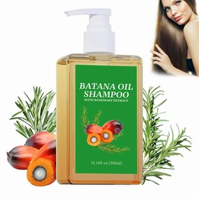 Gaukomzs Batana Oil & Rosemary Shampoo, Nourishing & Regenerating, 10.14 fl oz/300ML