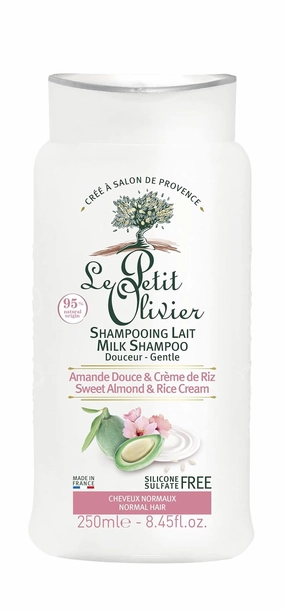 Gentle Milk Shampoo - Sweet Almond and Rice Cream for Women - 8.45 oz Shampoo
