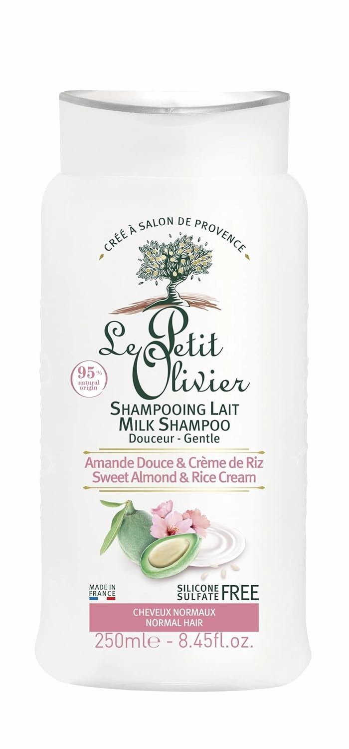 Gentle Milk Shampoo - Sweet Almond and Rice Cream for Women - 8.45 oz Shampoo