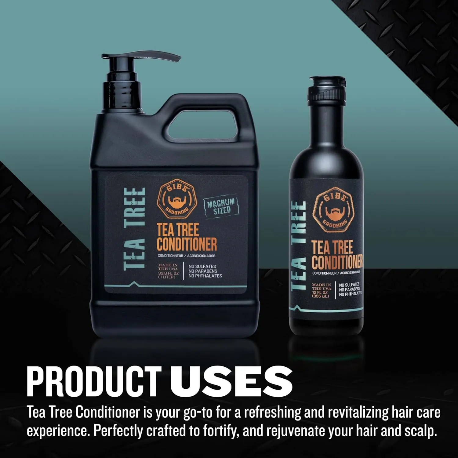 GIBS Grooming Tea Tree Conditioner, 12 fl. oz.