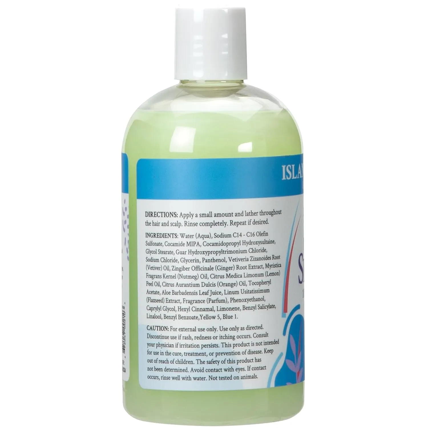 Ginger Lily Farms Botanicals Moisturizing Shampoo for All Hair Types, Island Tranquility, 100% Vegan & Cruelty-Free, Green Tea Lemongrass Scent, 12 Fl Oz (Pack of 6)