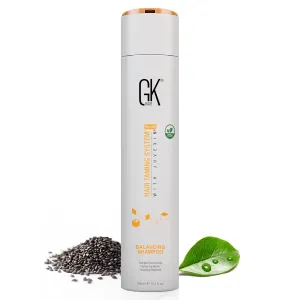 GK HAIR Balancing Shampoo Cleanses and Removes Buildup with Keratin Treatment For Oily Control Flaky Itchy Dry Scalp Thinning nourishing Hair Sulfate Free Women and Men – 10.1 Ounce