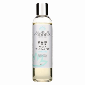 GLIMMER GODDESS Organic Sulfate Free Shampoo with Morrocan Argan Oil 8 oz