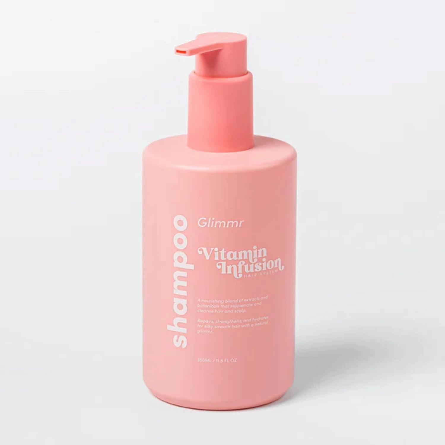 Glimmr Vitamin Superfood Shampoo – Sulfate-Free, pH-Balanced Formula with Vitamin E, Oat Amino Acids & Argan Oil – Hydrating & Strengthening for Dry, Damaged, Color-Treated & Aging Hair – 16oz
