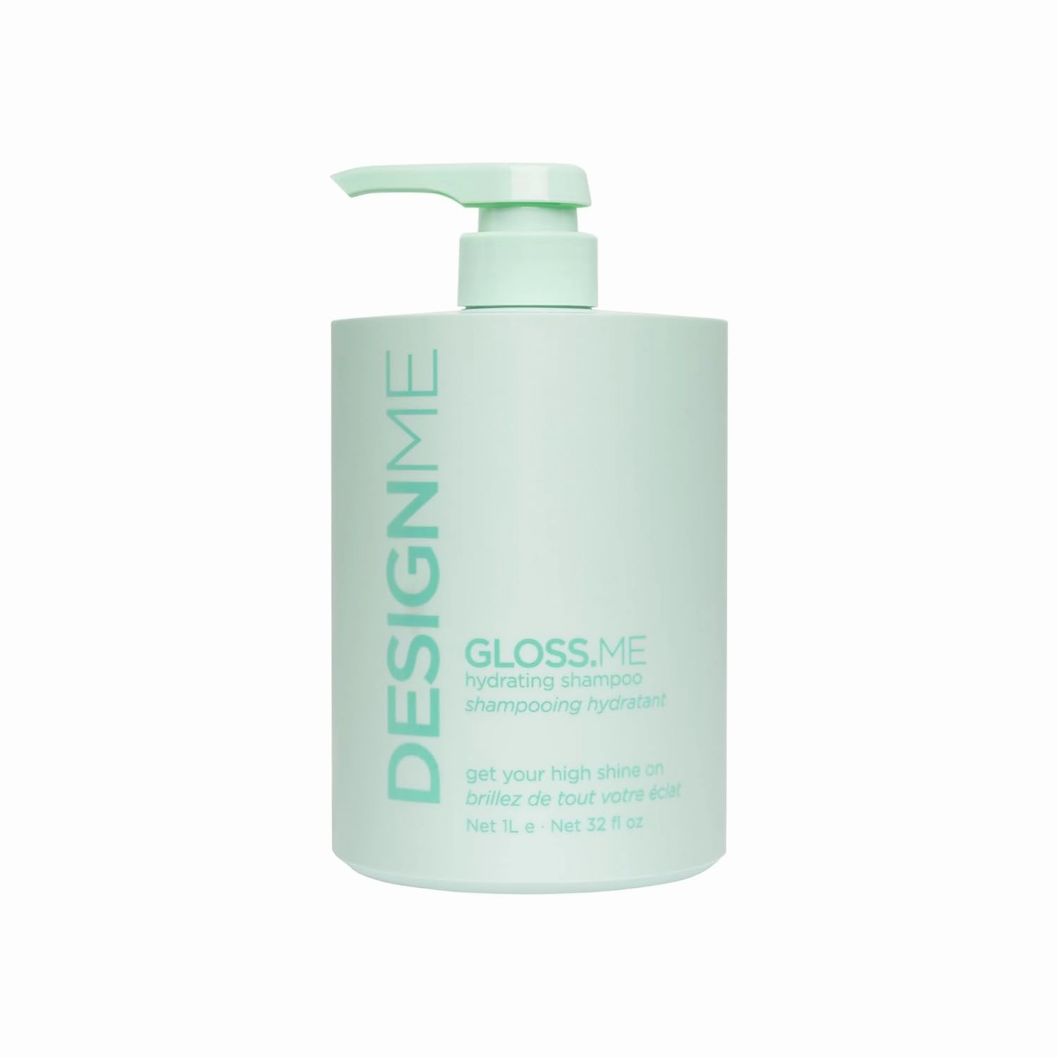 GLOSS.ME Hydrating Shampoo by DESIGNME | Hemp & Argan Oil Shampoo Adds Softness & Shine | Straight, Wavy, or Curly Hair | Color-Safe Moisturizing for Dry Hair