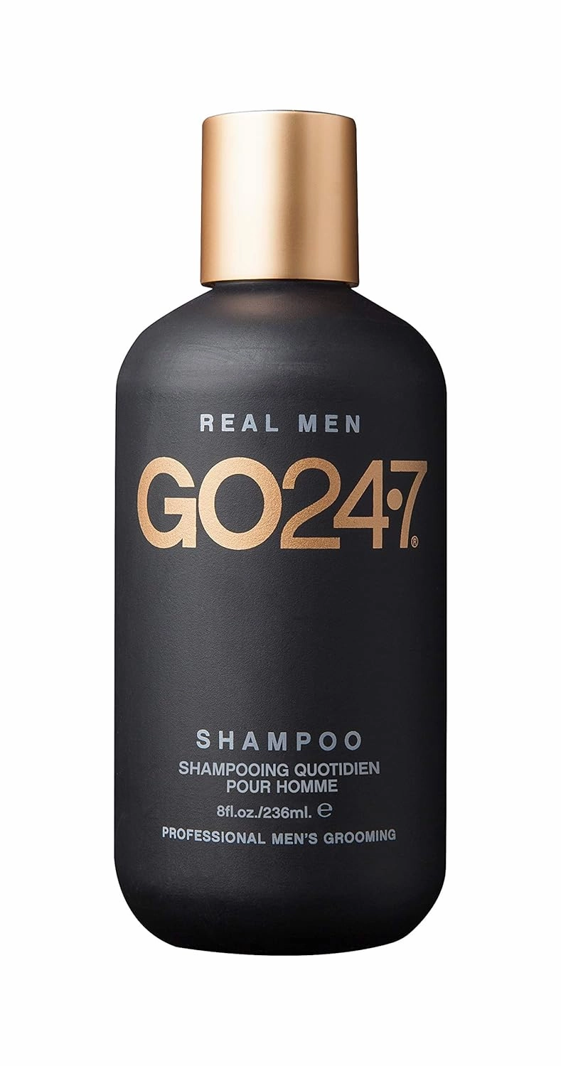 GO247 Daily Shampoo - Gentle Cleanser, Hydrates & Strengthens, Sulfate Free, Daily Use Formula - 8oz
