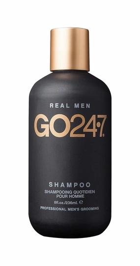 GO247 Daily Shampoo - Gentle Cleanser, Hydrates & Strengthens, Sulfate Free, Daily Use Formula - 8oz