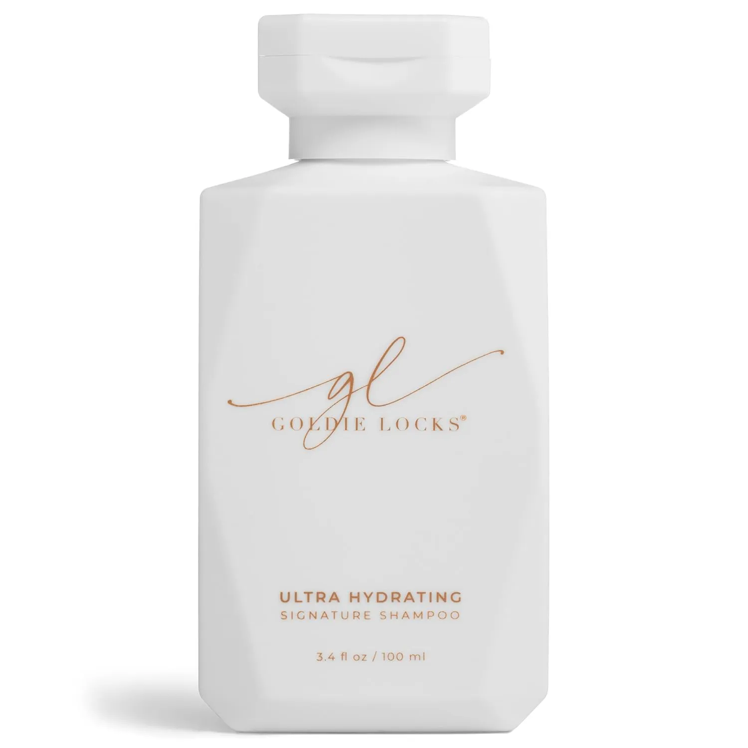 Goldie Locks Ultra Hydrating Signature Shampoo, Safe for Hair Extensions & Colored Hair, Maintains Texture & Shine, Encourages Healthy Hair Growth, Protein-Free, Sulfate-Free, Moisturizing, 3.4 Fl Oz