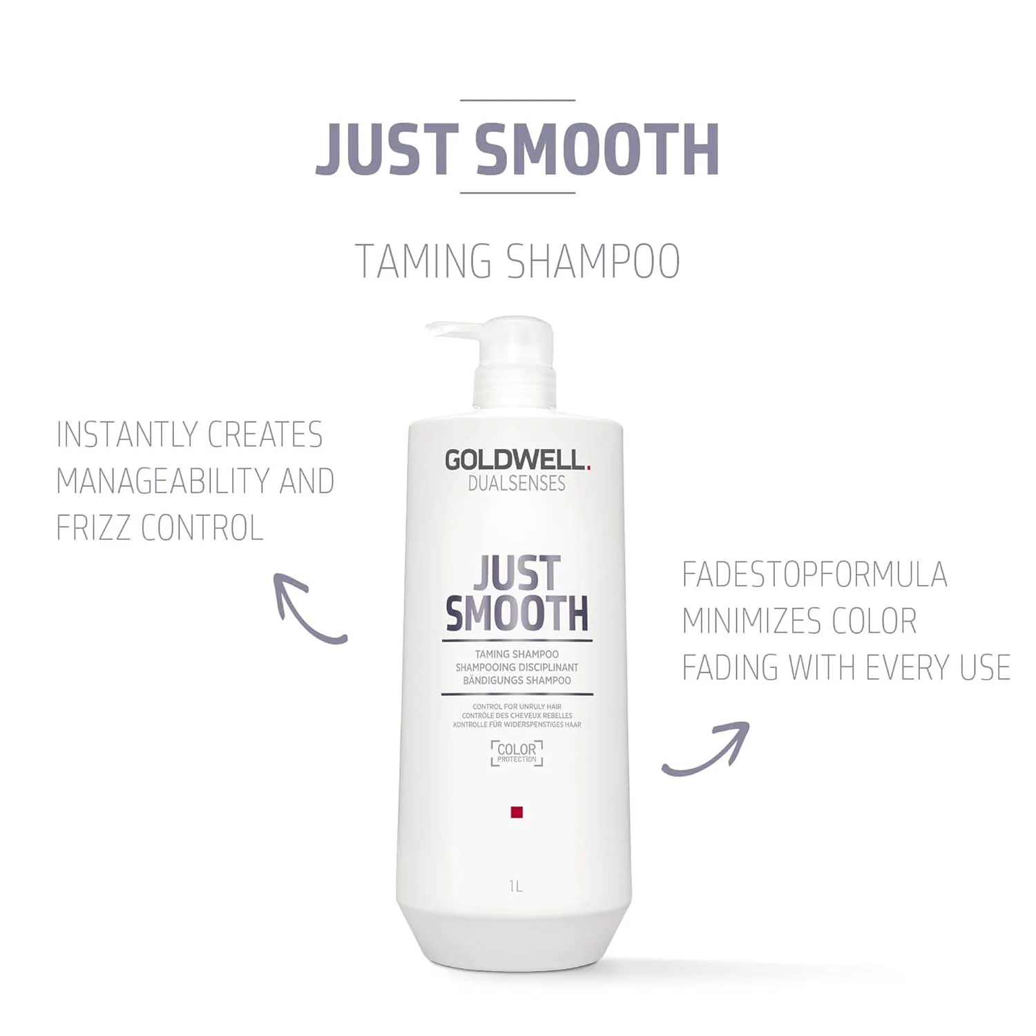 Goldwell Dualsenses Just Smooth Taming Anti-Frizz & Humidity Control Shampoo