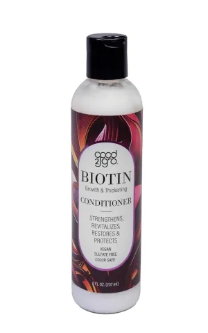 GOOD2GRO Biotin Growth & Thickening Conditioner - 8oz | Strengthen & Mend Thinning Hair, Reduce Breakage & Hair Loss, Refreshing Tingling Sensation | Vegan & Cruelty-Free