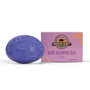Grassfed Beauty MSM Shampoo Bar (Violet (unscented))