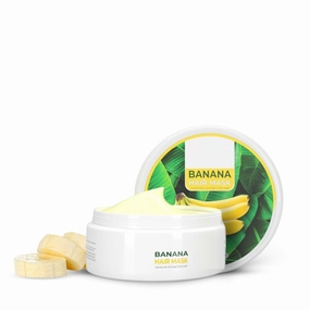 GT Banana Hair Mask, Natural Deep Conditioning Treatment 100gm - Helps To Get Soft & Smooth Hair Texture Upto 48 Hours