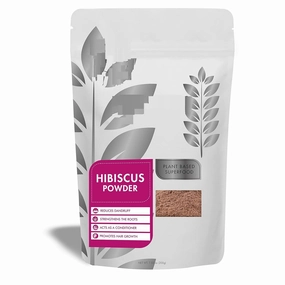 GT Hibiscus Flower Powder For Hair Care & Face Pack - 200 Gm - Improve Ha.ir Growth | Gudhal pow.der | Hibiscus for | Gudhal Powder for Face | Hai.r Mask