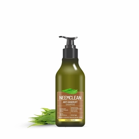 GT Neemclean Anti Dandruff Shampoo for Men & Women | Controls Dandruff, Deep Cleansing with Healthy & Itch Free Scalp | Enriched with Neem & Fenugreek | Paraben & Silicon Free 300ml