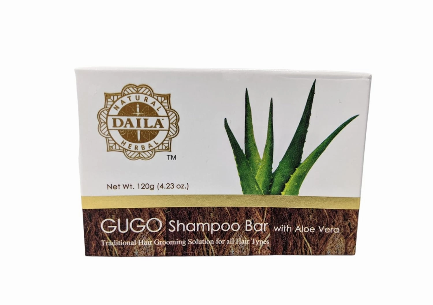 Gugo Shampoo Bar with Aloe Vera - Pack of 2 Bars