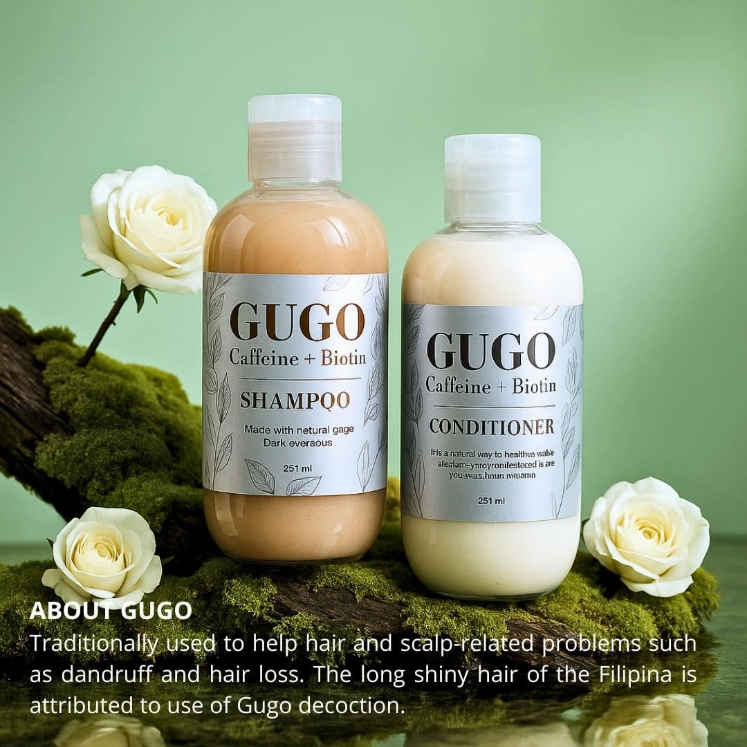 Gugo with Biotin   Caffeine and Black Cumin Shampoo