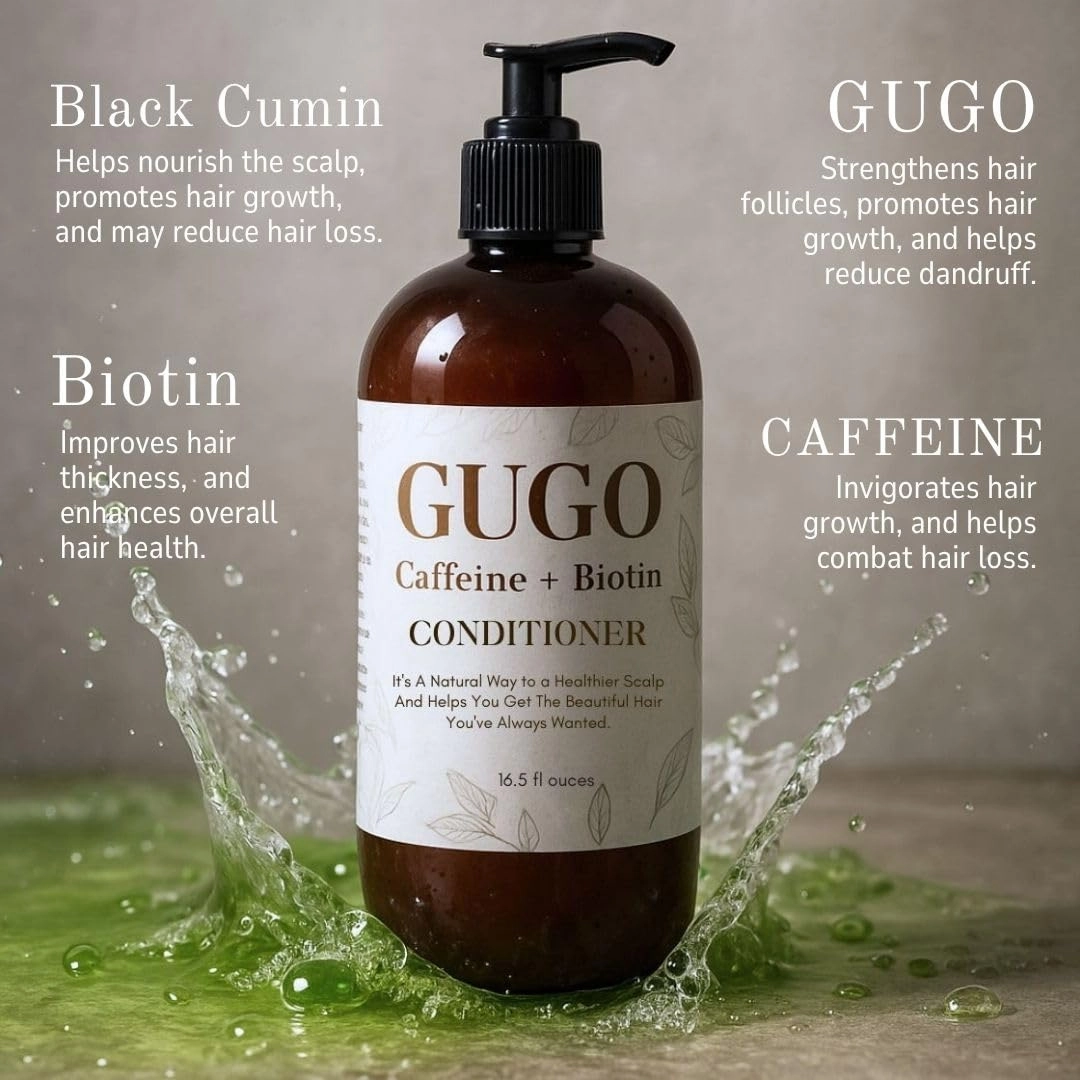 Gugo with Biotin and Caffeine Conditioner 16.5 ounces