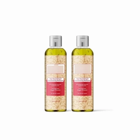 Hai.r N.ourishing & Conditioning Shampoo | Fenugreek, Argan Oil & Brahmi Blend | Paraben & SLS Free | Deep Hydration & Frizz Control | Natural Care for All Hair Types, 250ml (Pack Of 2)