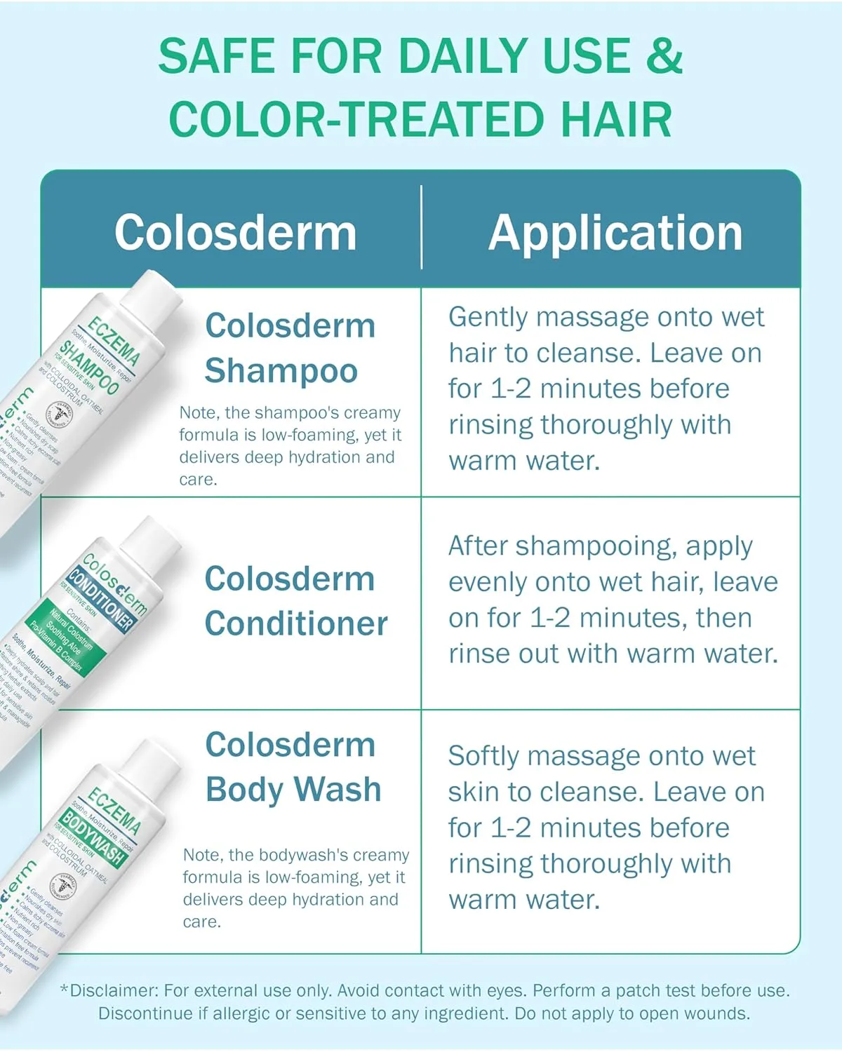 Hair Anti Dandruff Shampoo for Sensitive Skin - 2-Pack Scalp Cleanser for Buildup with Colostrum & Colloidal Oatmeal - Itchy, Irritated & Dry Scalp Shampoo for Women & Men, 8 fl. oz./each