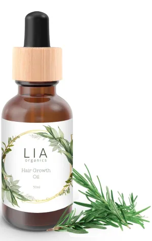 Hair Growth Oil - Organic, Vegan, cruelty free - Rosemary oil, castor oil, pumpkin seed oil, amla oil etc. For thick healthy hair, 1.70 Fl Oz (Pack of 1)